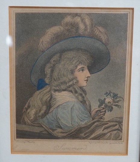 After R. Forse, set of six Brighton interest coloured engravings, mounted and framed as three to include: The Beauties of Brighton, The Water Witch and The Water Lily, each published by W. H. Mason, Brighton, together wi